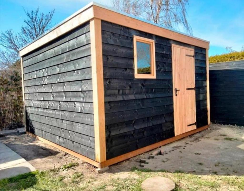 Bouwpakket schuur tuinhuis hok berging, Tuin en Terras, 200 tot 400 cm, Tuinhuis, 250 tot 500 cm, Nieuw