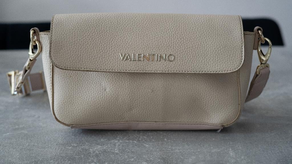 Valentino Alexia (bag/tas) lichtbruin/beige, Sieraden, Tassen en Uiterlijk, Tassen | Damestassen, Gebruikt, Schoudertasje, Beige