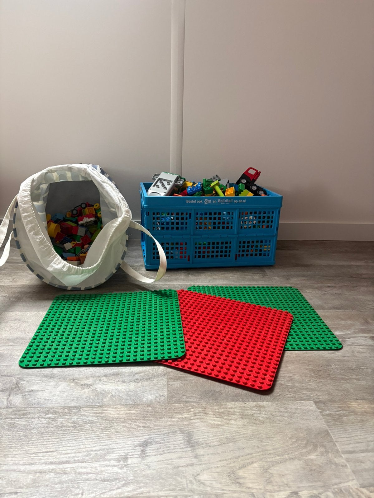 Grote collectie Duplo sets: vliegtuig, vuilniswagen, dierent, Kinderen en Baby's, Speelgoed | Duplo en Lego, Gebruikt, Duplo, Complete set