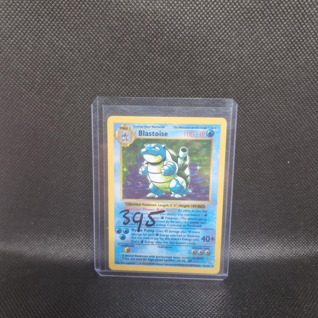 Blastoise Base Set Shadowless, Hobby en Vrije tijd, Verzamelkaartspellen | Pokémon, Zo goed als nieuw, Ophalen of Verzenden