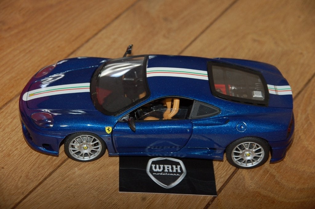 Ferrari 360 Challenge stradale blue Hotwheels elite USED WRH, Verzenden, Gebruikt, Auto, Hot Wheels
