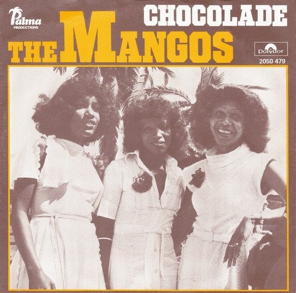 Ruil of koop The Mangos "Chocolade" (Polydor 1977), Fotohoes, Ophalen of Verzenden, Gebruikt, Pop