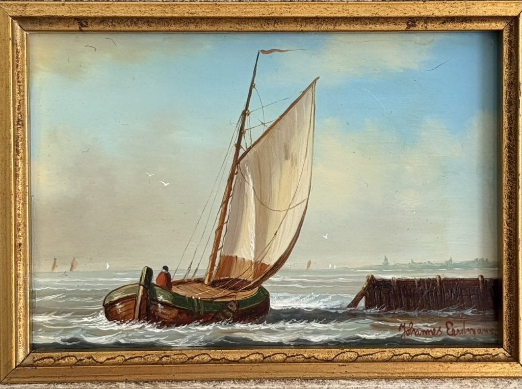 Johannes Eerdmans, buitengaatse botter, Antiek en Kunst, Ophalen