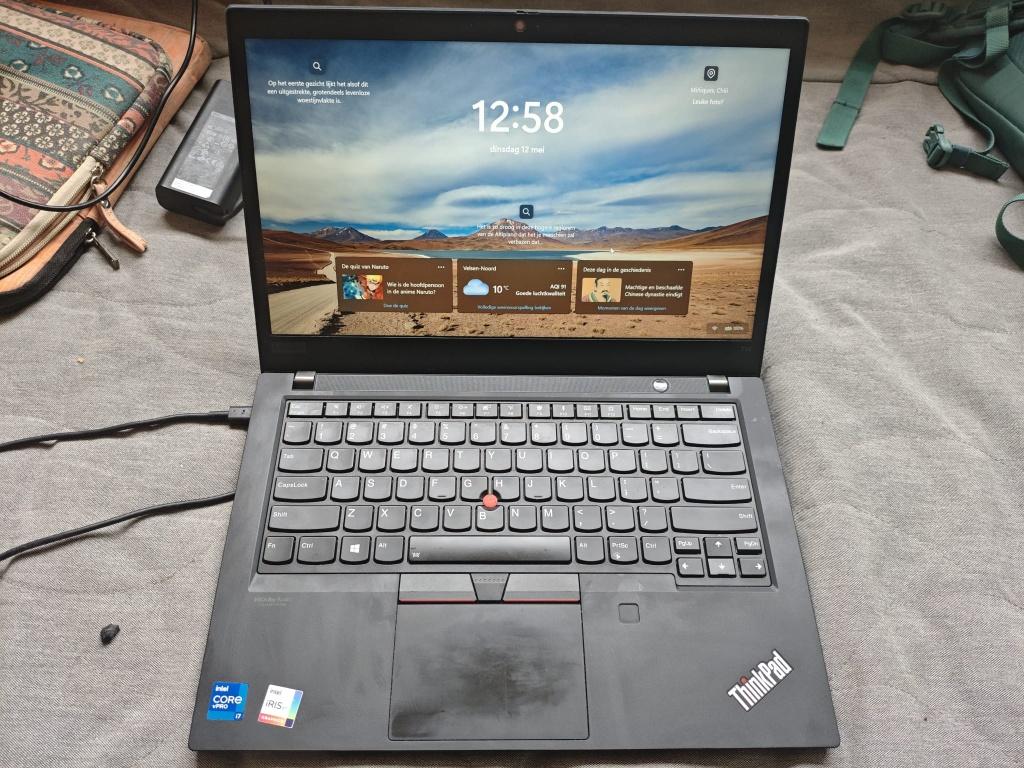 Lenovo ThinkPad T14 Gen 2i i7 / 16GB / 512GB SSD / Win11 Pro, Computers en Software, Windows Laptops, Gebruikt, 2 tot 3 Ghz, Qwerty