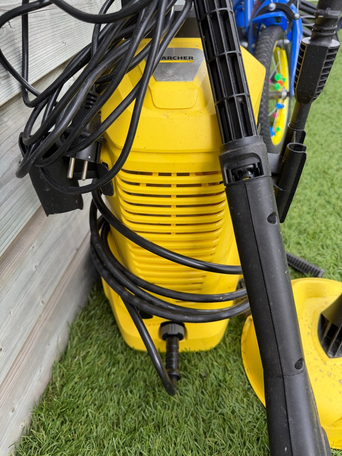 Kärcher K2 Premium hogedrukreiniger met terrasreiniger, Ophalen, Gebruikt, Elektrisch
