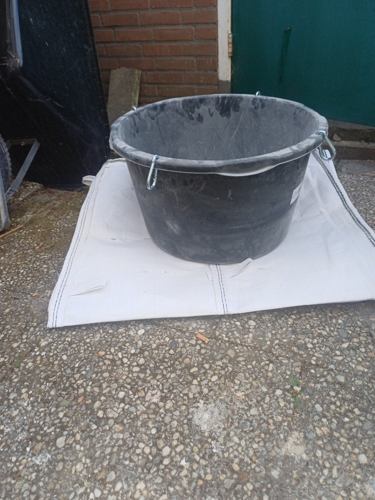 Stortslurf met bak en haken, 3 meter, Ophalen, Gebruikt
