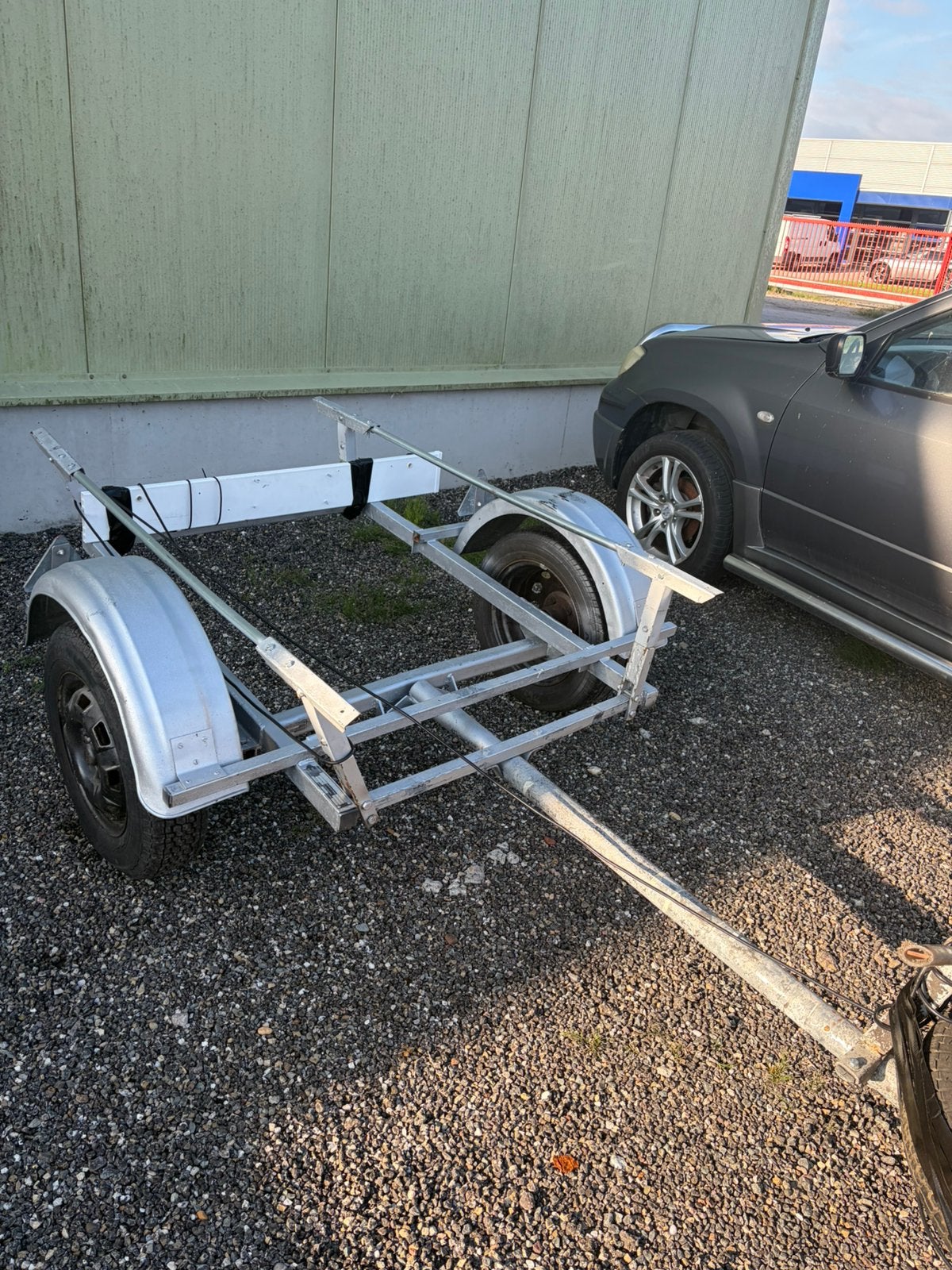 Boottrailer voor boot van +/- 3.80, Ophalen