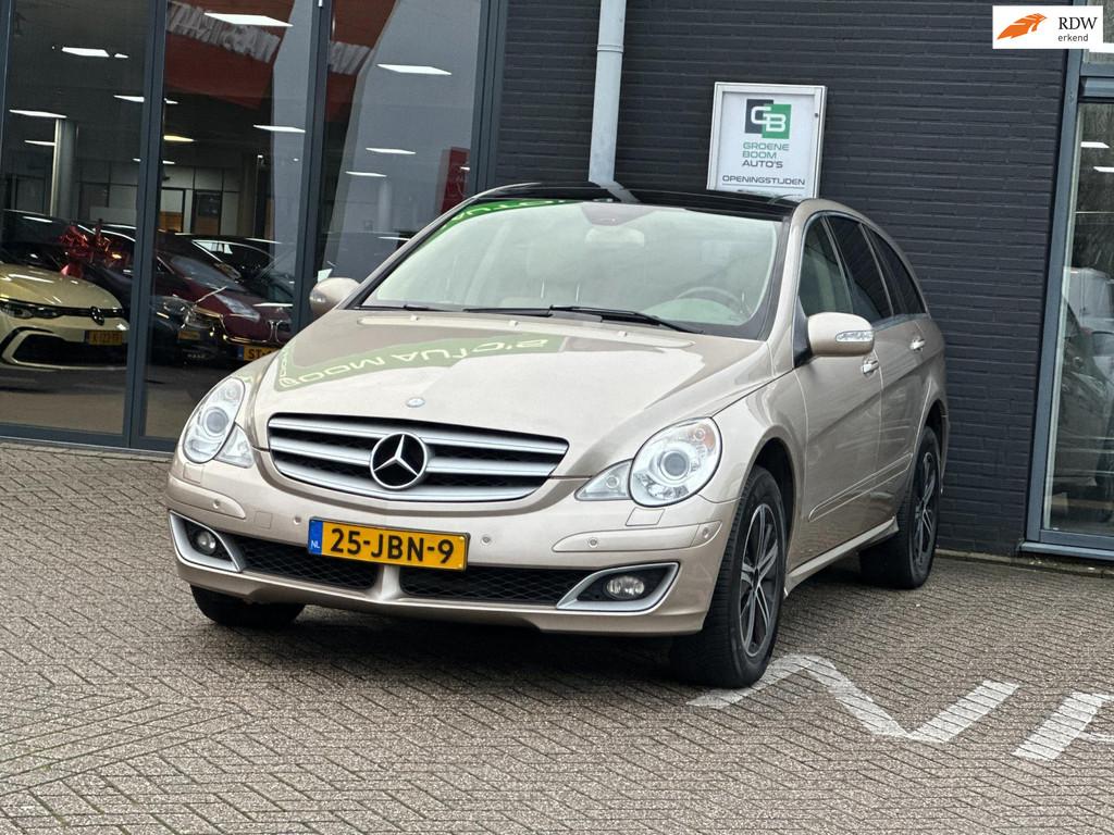 Mercedes-Benz R-klasse 350 4-Matic/6-PERS/LEDER/NAVI/AUTOMAA, Auto's, Mercedes-Benz, Automaat, 138 €/maand, Automatische klimaatregeling