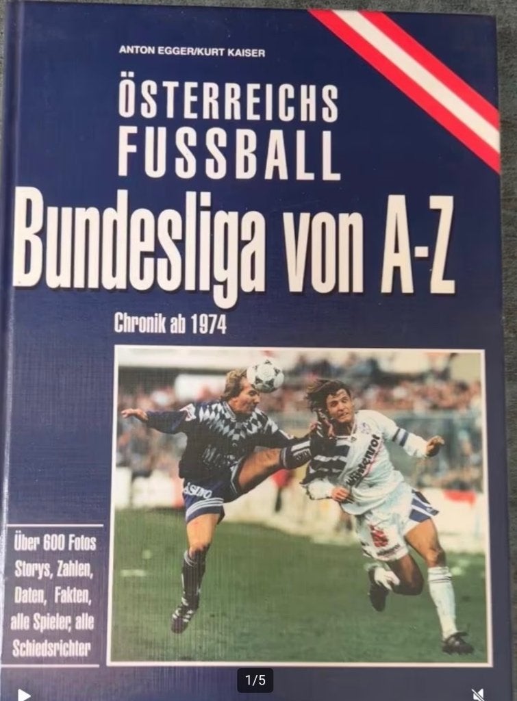 Österreichs Fussball A/Z. Voetbalboek., Ophalen of Verzenden, Zo goed als nieuw, Balsport