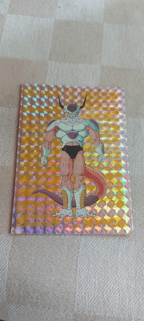 dragonball z kaart glitter card Frieza 2nd form, Ophalen of Verzenden, Nieuw, Losse kaart