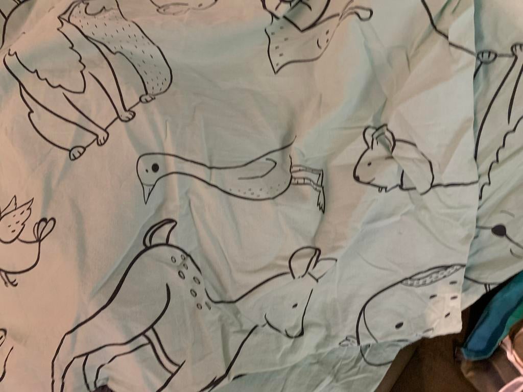 Dekbedovertrek met dierenprint, Ophalen, Gebruikt, Jongetje of Meisje, Dekbedovertrek