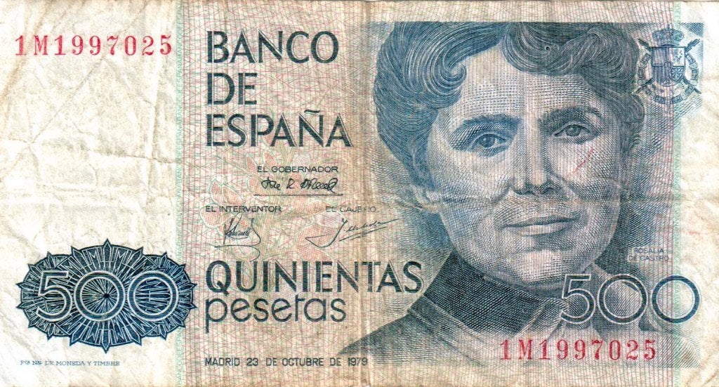 Spanje 500 pesetas 1979 - VF, Verzenden, Overige landen, Los biljet