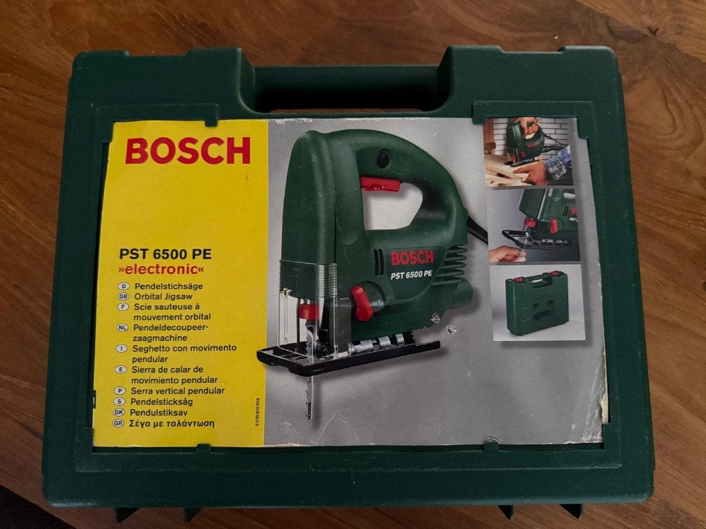 BOSCH PST 6500 PE – Pendeldecouper-zaagmachine, Ophalen, Gebruikt, Decoupeerzaag, Bosch groen