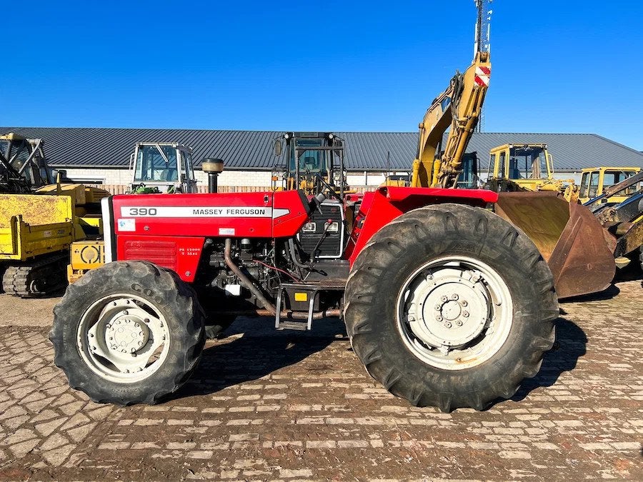Massey Ferguson 390 4WD tractor (bj 1990), Gebruikt, 80 tot 120 Pk, Massey Ferguson