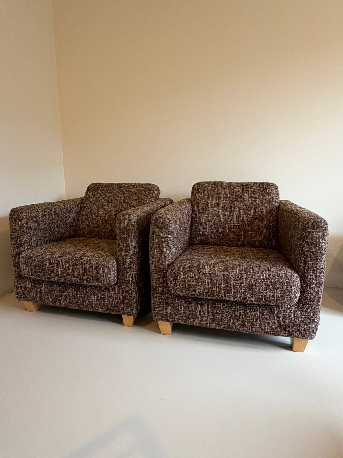 Set van twee mooie fauteuils - Gratis, Ophalen, Gebruikt, 75 tot 100 cm, 75 tot 100 cm
