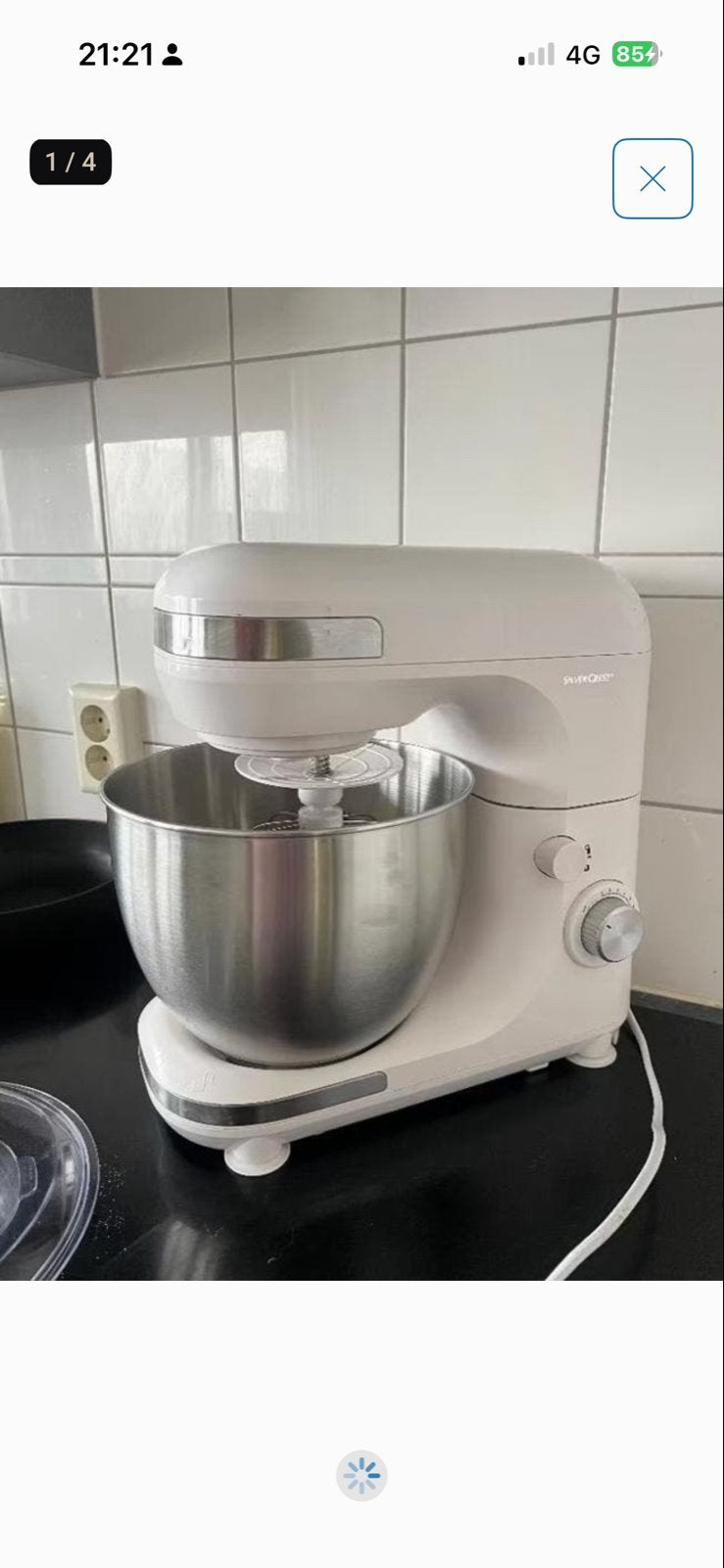 SilverCrest Keukenmachine - Zo goed als nieuw, 2 tot 3 liter, Ophalen, Zo goed als nieuw, 3 snelheden of meer