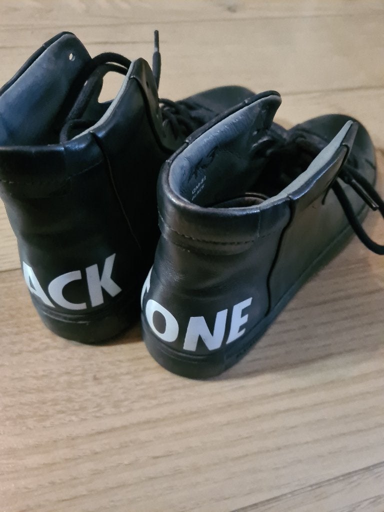 Blackstone halfhoge leren sneakers maat 43, Blackstone, Verzenden, Zwart, Nieuw