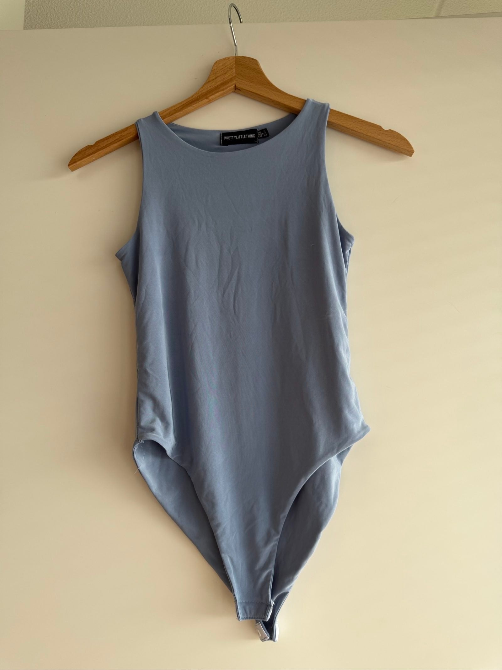 PrettyLittleThing Blauwe Mouwloze Bodysuit UK 6 EU 34, Kleding | Dames, Blauw, Ophalen of Verzenden, Maat 34 (XS) of kleiner, Gedragen
