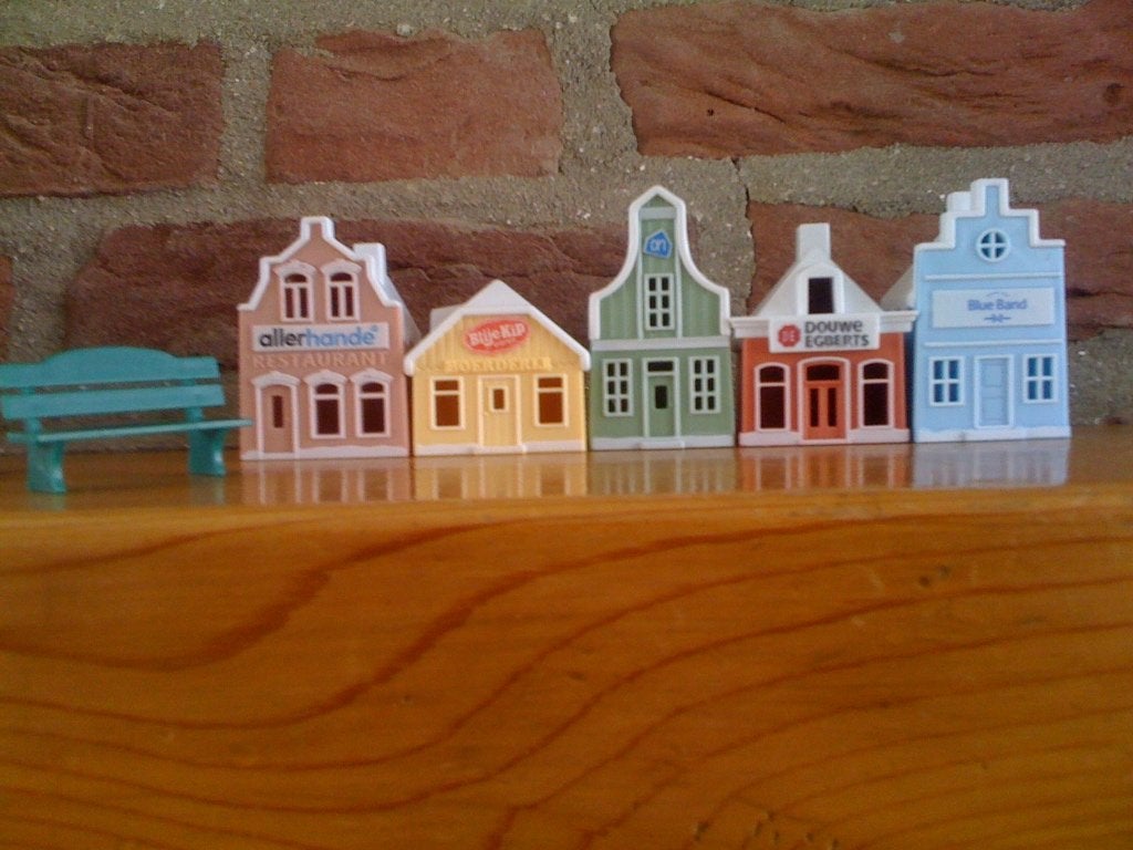 Huisjes en een bankje, Albert Heijn, Ophalen of Verzenden