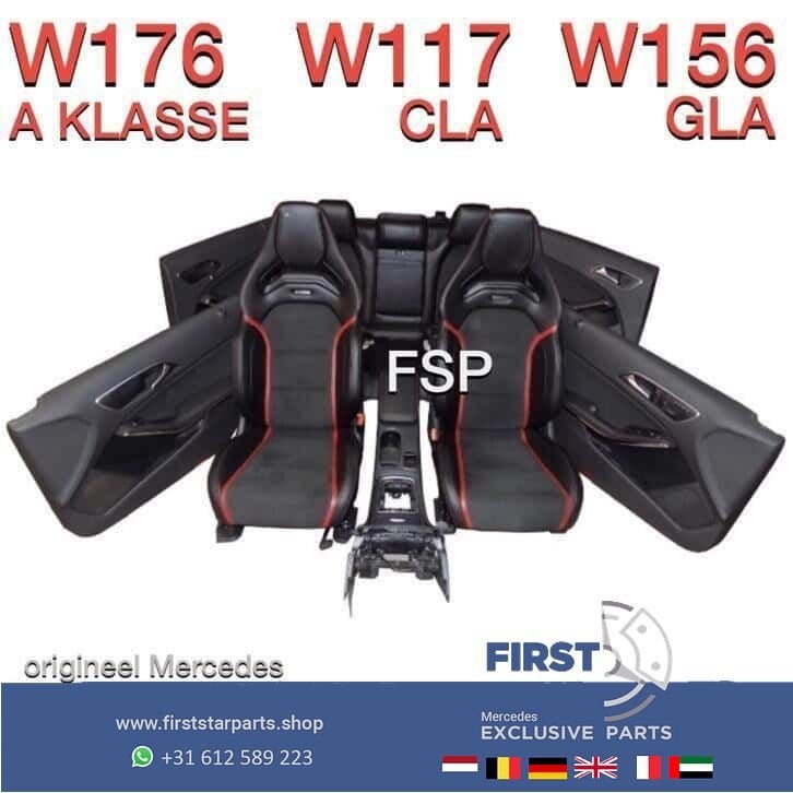 AMG Kuipstoelen Mercedes W176 W117 W156 Performance Stoelen, Gebruikt, -, -, Ophalen of Verzenden