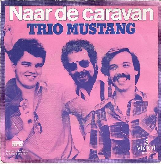 trio mustang - naar de caravan ( piraat /1981) **, Fotohoes, Ophalen of Verzenden, Gebruikt, Nederlandstalig
