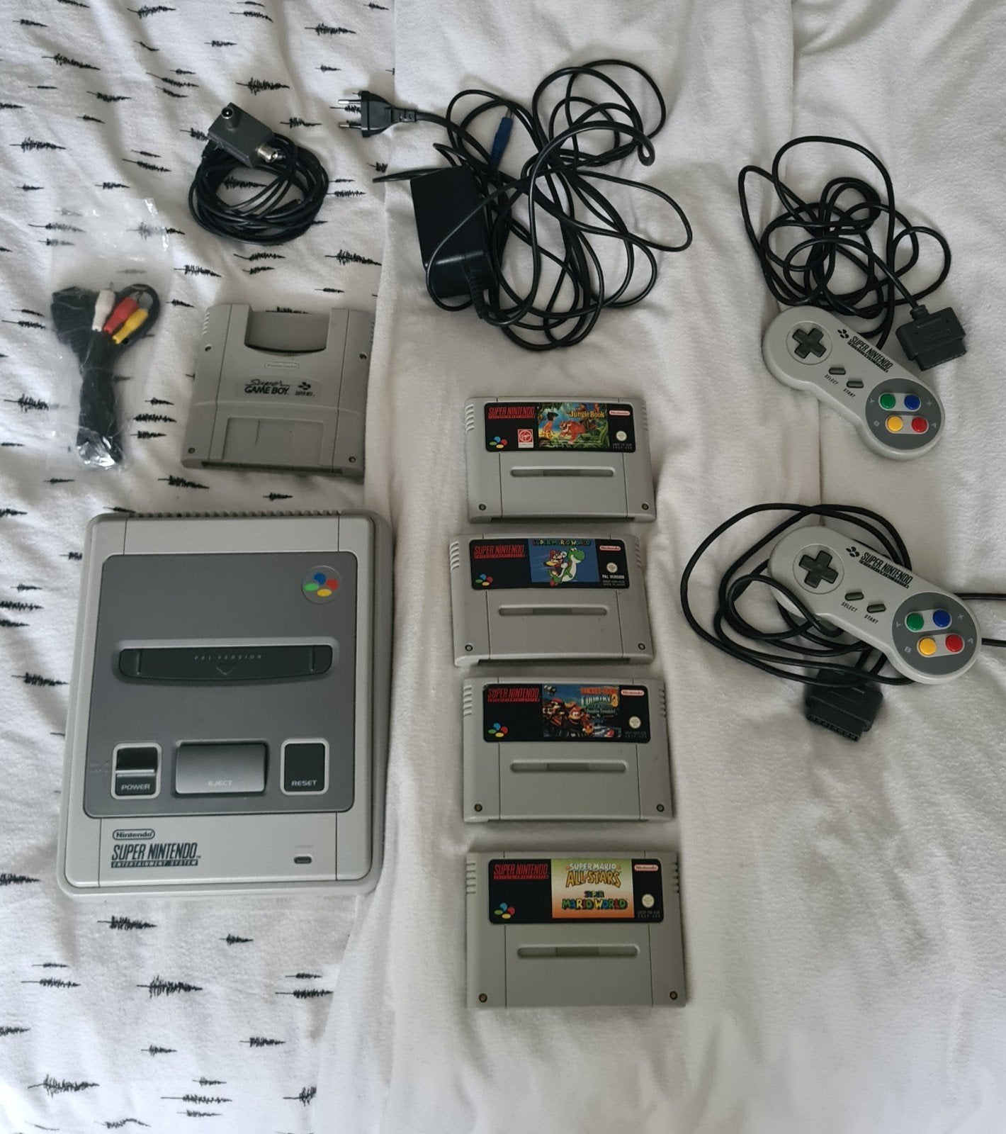 Super Nintendo met alles toebehoren, Spelcomputers en Games, Spelcomputers | Nintendo Super NES, Ophalen of Verzenden, Gebruikt