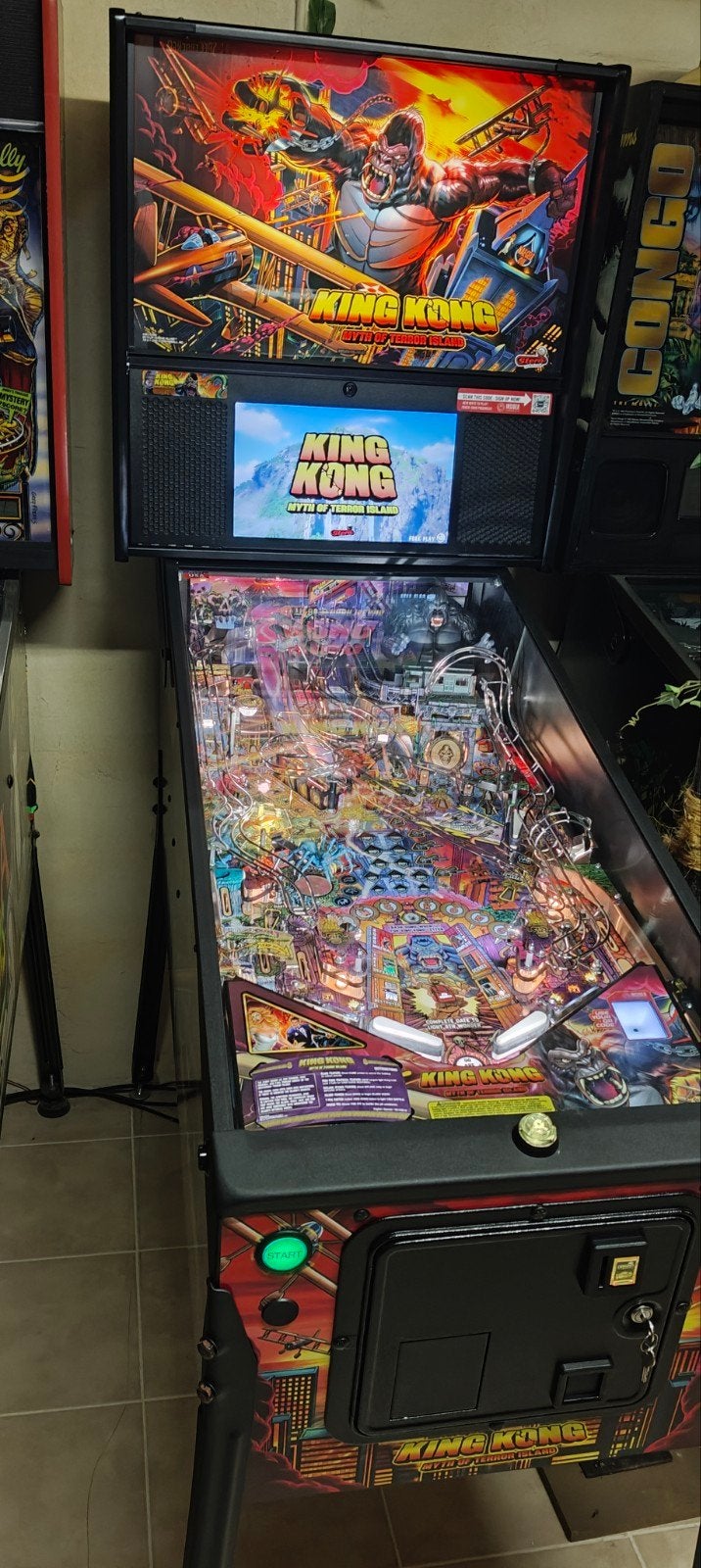 King Kong Premium Flipperkast - nieuw HUO, Elektronisch, Zo goed als nieuw, Flipperkast, Ophalen