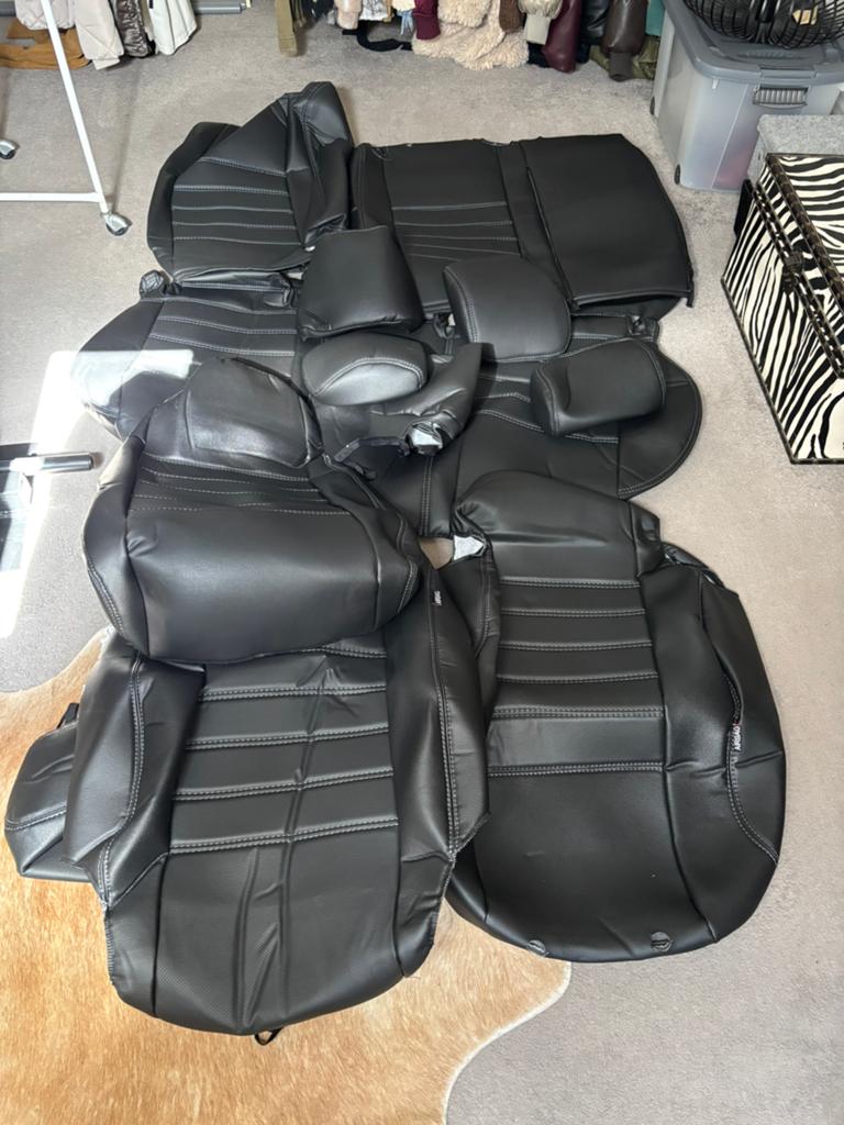 Leder(look) interieur voor Golf5 (zwart), Ophalen, Gebruikt
