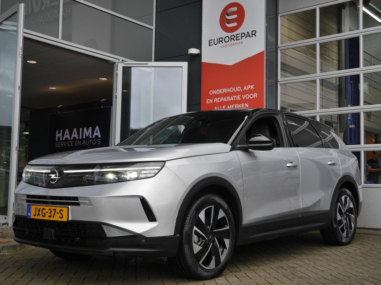 Opel Grandland 1.2 Turbo Hybrid GS | Automaat | Achteruitrij, Auto's, 145 pk, Stof, Gebruikt, 1199 cc