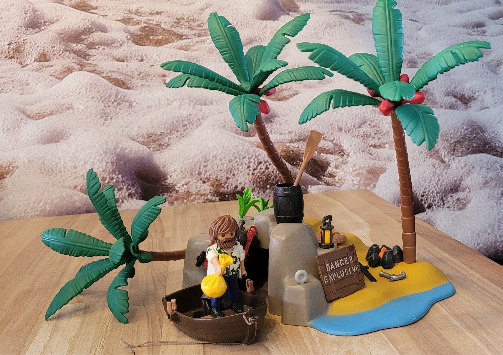 Playmobil Piraten eiland met kanon en palmbomen, Ophalen of Verzenden, Gebruikt, Jongen of Meisje