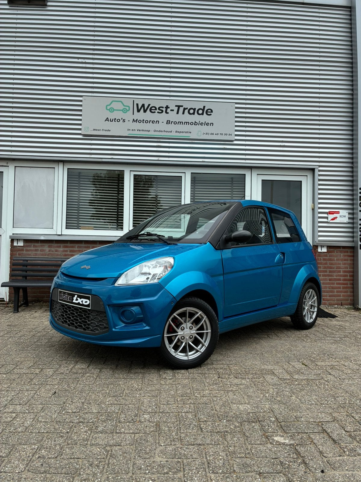 Ligier Ixo Urban Edition Brommobiel | 2014 | Orig NL | blauw, Diversen, Brommobielen en Scootmobielen, Zo goed als nieuw, Ligier