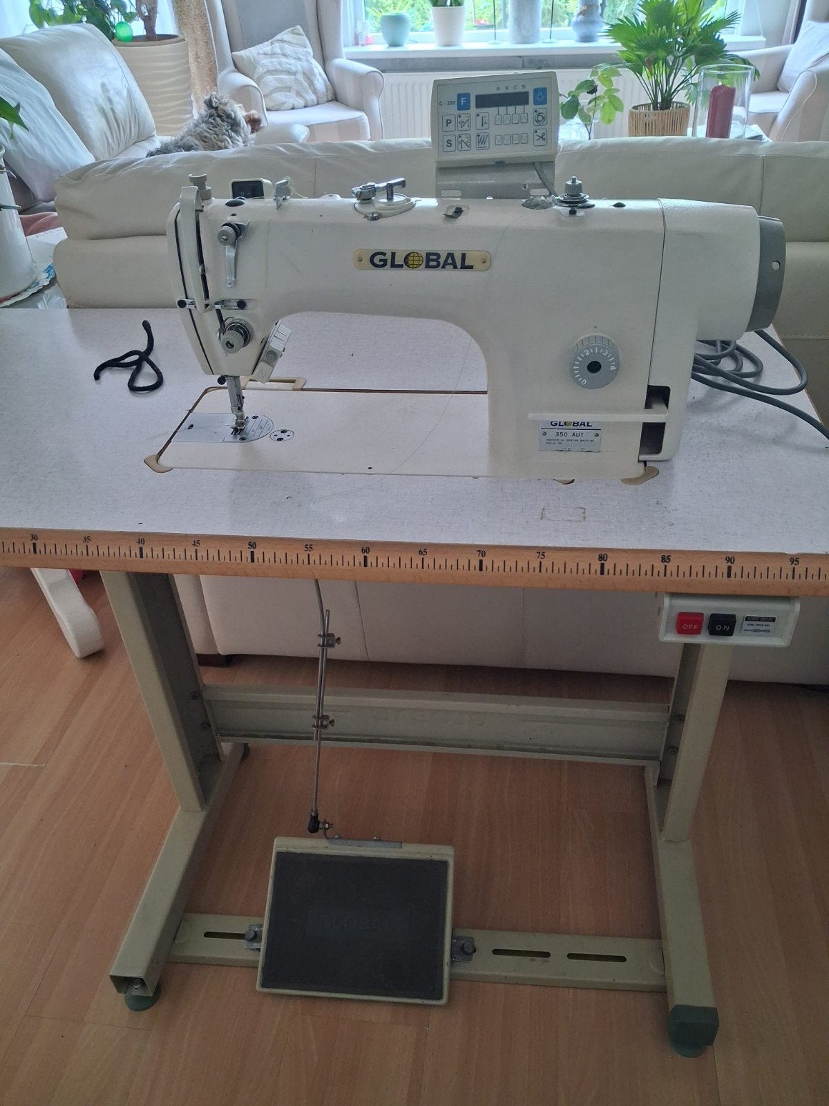 Industriële Naaimachine Global 350 AUT, Ophalen of Verzenden