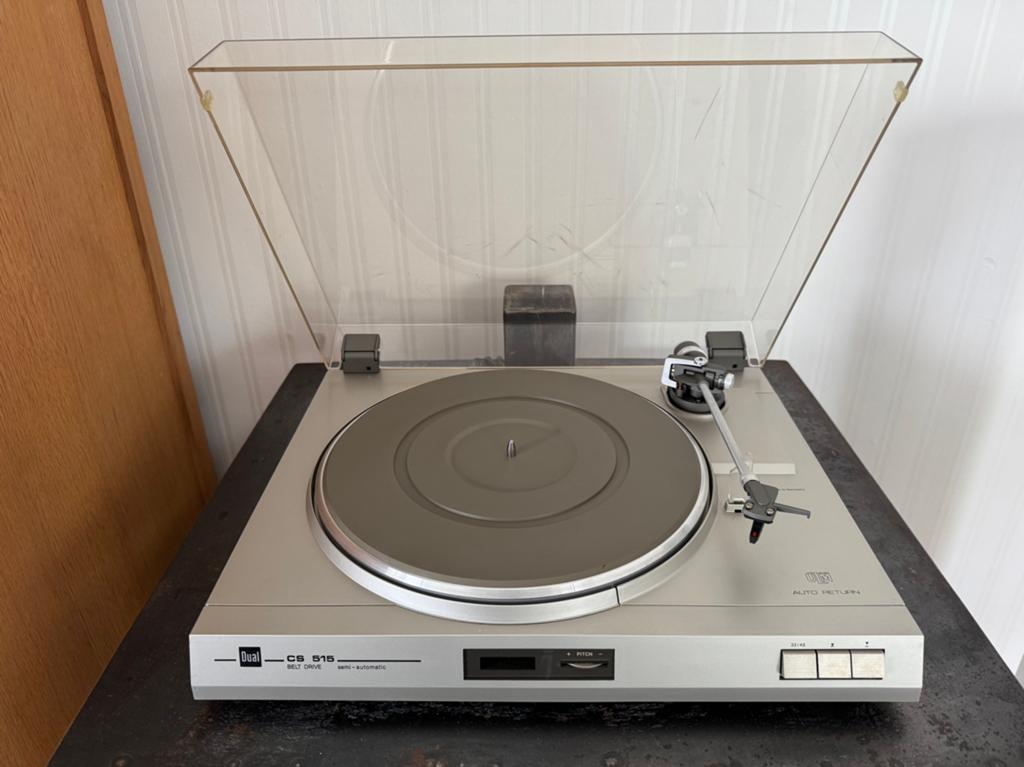 Dual CS 515 Platenspeler + Ortofon 5E, Ophalen, Gebruikt, Pitch-regelaar, Platenspeler