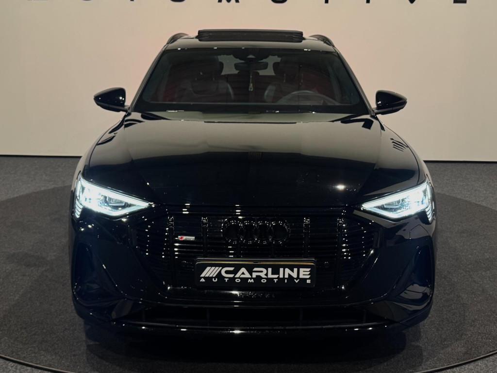 Audi E-tron 50 quattro edition 71 kWh 3XS-LINE PANORAMA VIRT, Auto's, Audi, Zwart, 71 kWh, Zwart, Vierwielaandrijving