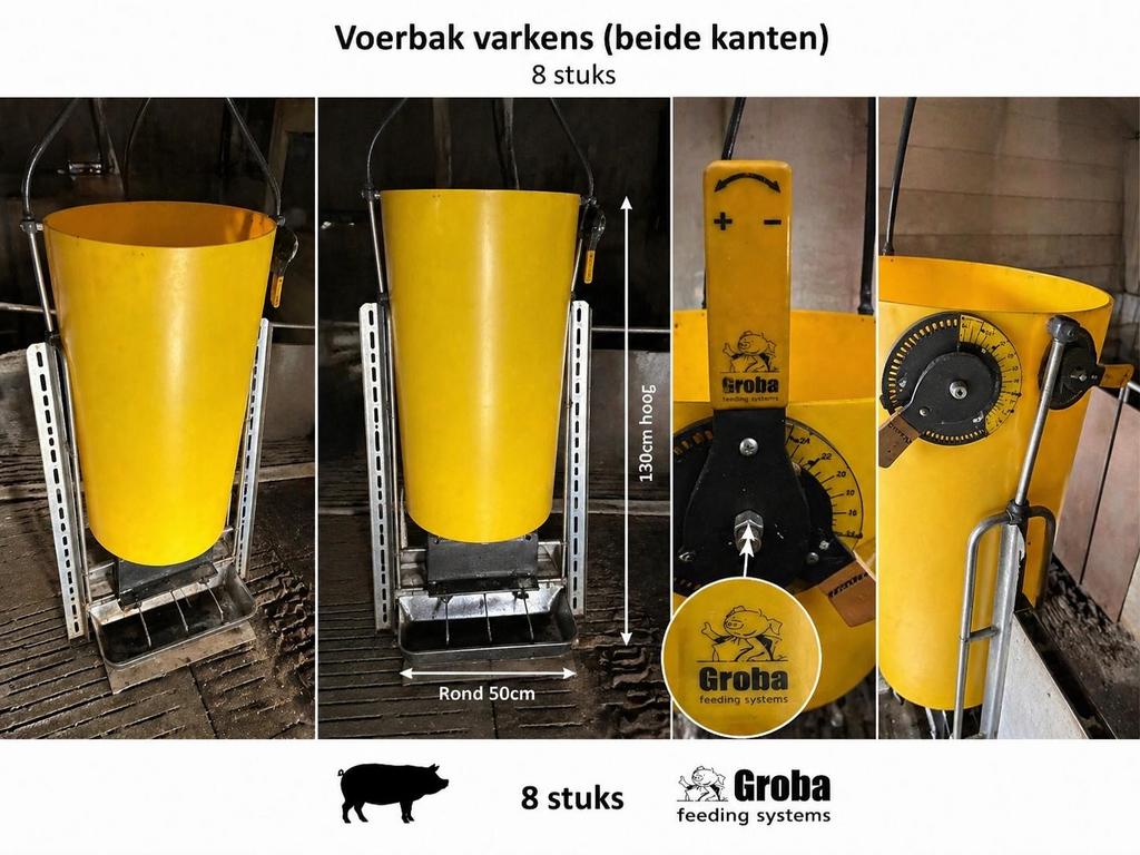 Gebruikte voerbakken varkensstallen - diverse types, Ophalen, Ntb, Ntb, Ntb