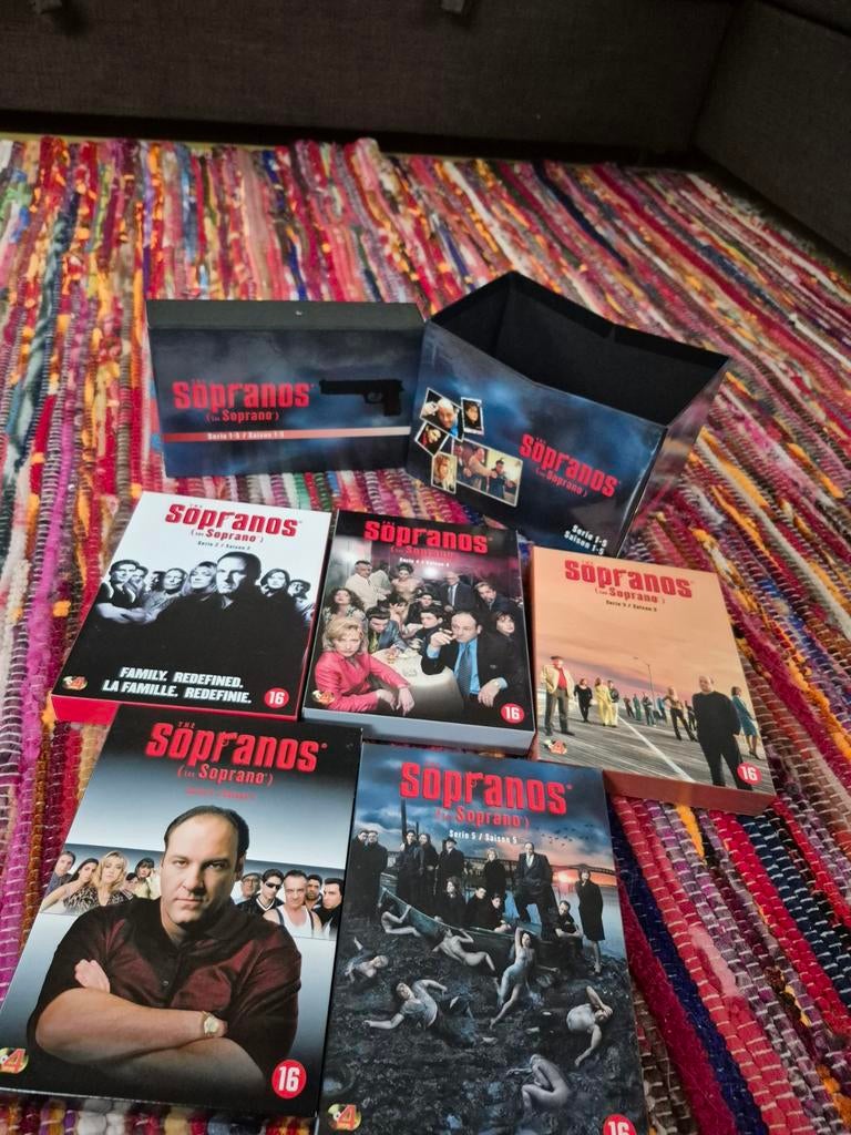 The Sopranos DVD Boxset Seizoen 1-5 - Hoogwaardige Video, Cd's en Dvd's, Dvd's | Tv en Series, Vanaf 16 jaar, Boxset, Ophalen of Verzenden
