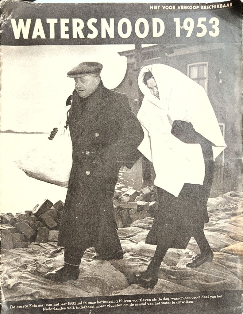 Watersnood 1953 en Nationale Rouwdagen Nederland historische, Ophalen of Verzenden