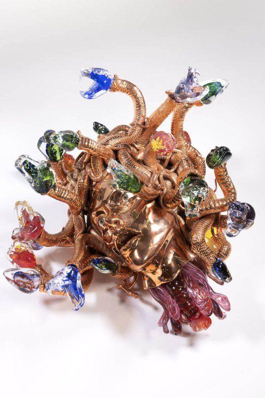 Large Murano Glass Medusa Sculpture – Atelier Muranese, Ophalen