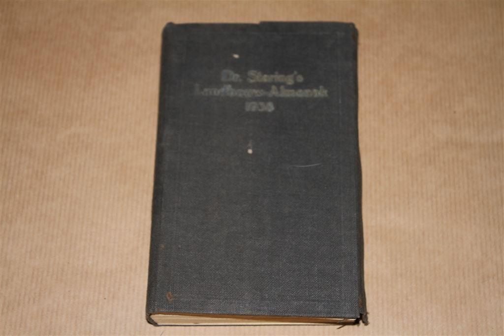 Dr. Staring\'s Groninger Landbouw-Almanak 1938, Ophalen of Verzenden, Gelezen