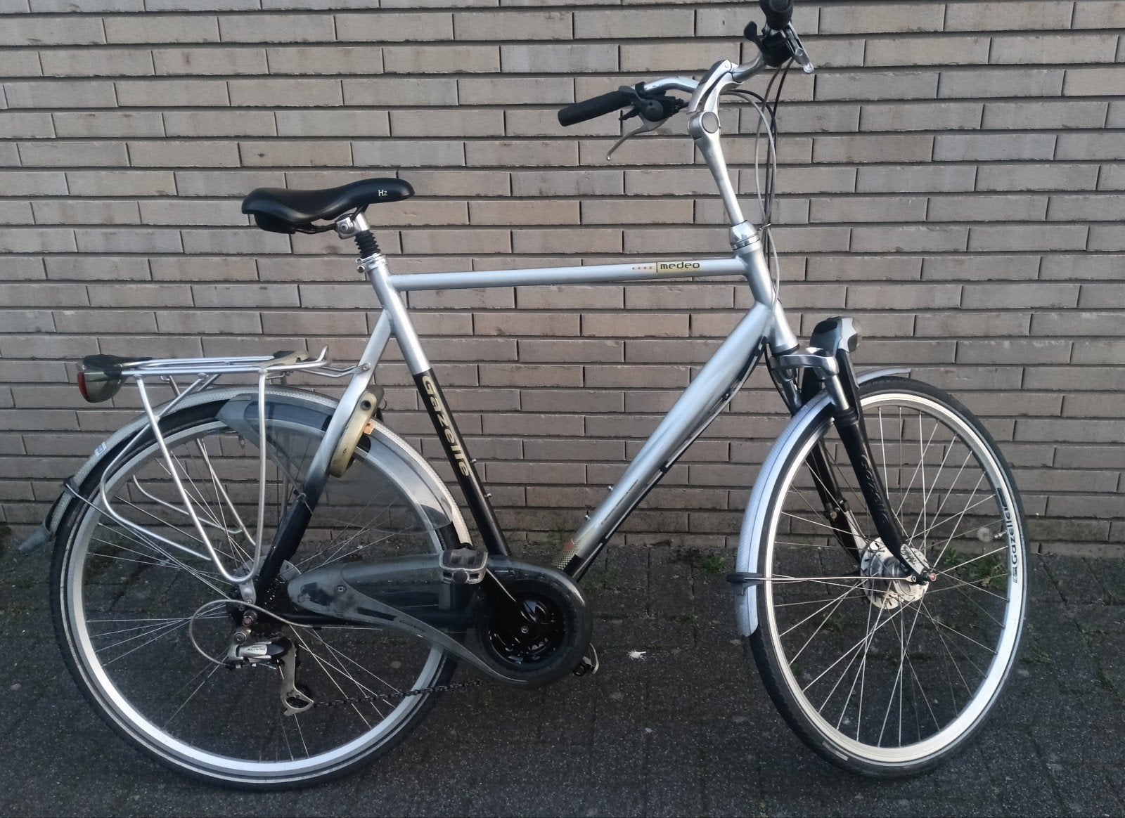 Gazelle Medeo herenfiets, framemaat 65cm, Velgrem, Versnellingen, Ophalen of Verzenden, Gazelle