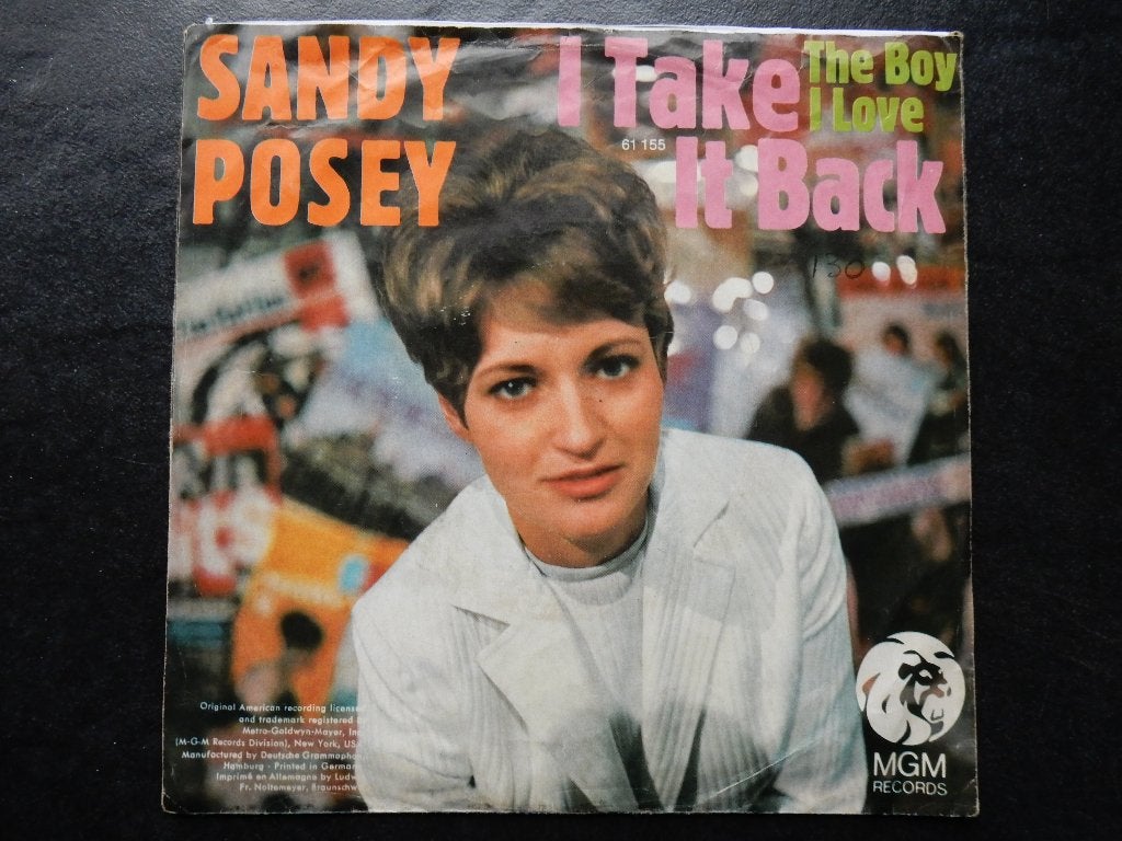 Sandy Posey - I take it back, Ophalen of Verzenden, Gebruikt, Pop