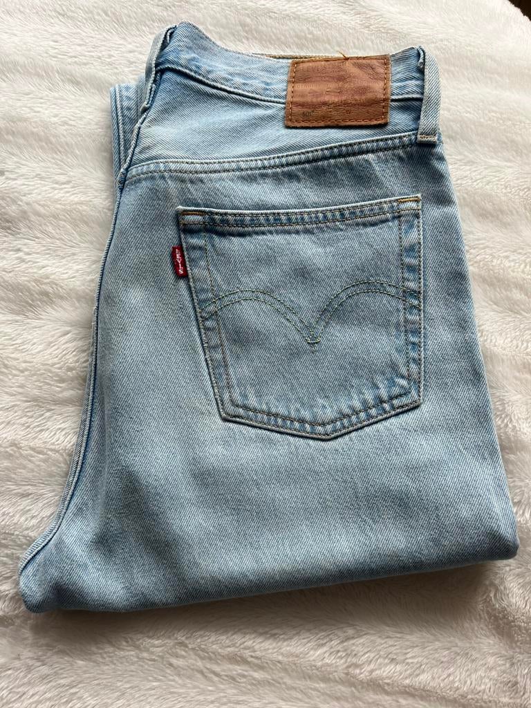Levi’s 501 mt 28/28, Ophalen, Zo goed als nieuw, Blauw, W28 - W29 (confectie 36)