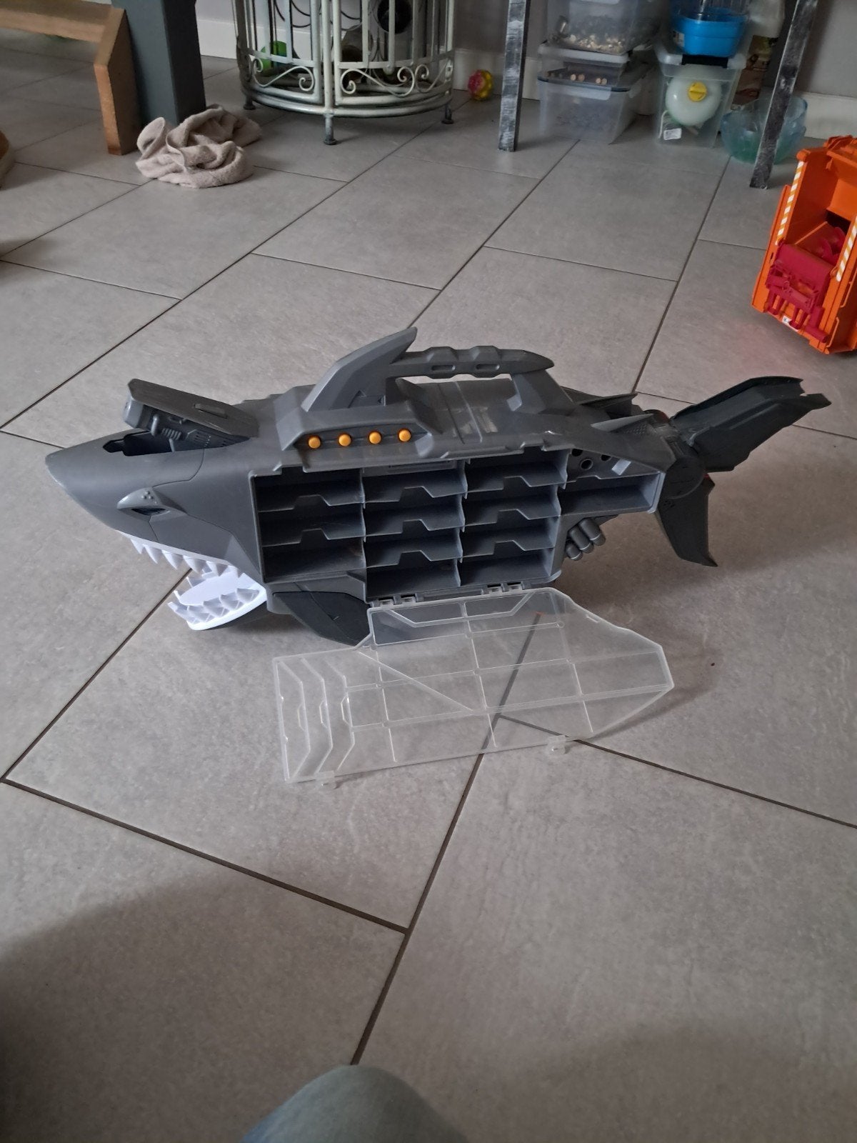 Hot Wheels Haai Draagkoffer - Opbergkoffer voor Auto's, Ophalen, Gebruikt