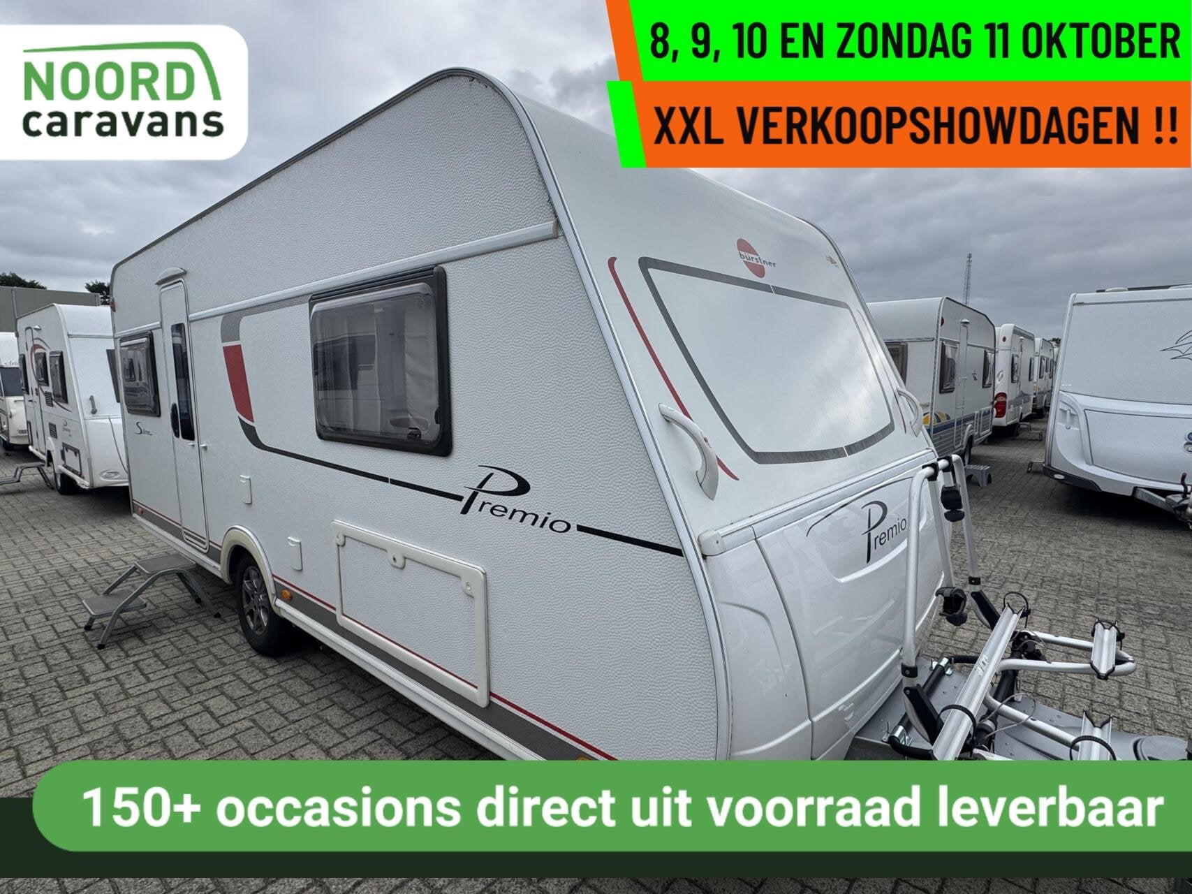 Burstner PREMIO - XXL VERKOOPSHOW 8,9,10 & 11 OKT. 10-17 UUR, Rondzit, 7 tot 8 meter, Bedrijf, Bürstner