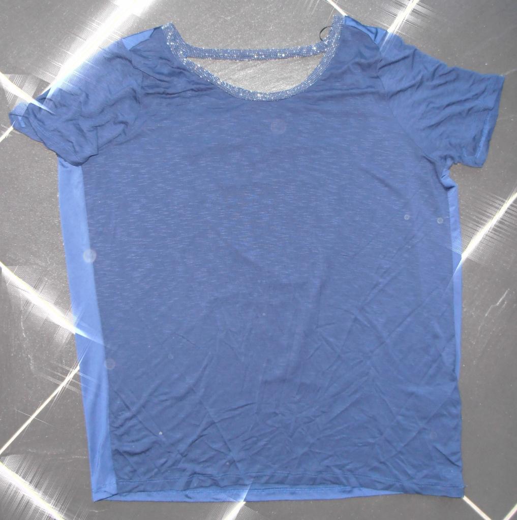 shirt maat L, Blauw, Maat 42/44 (L), Ophalen of Verzenden, Zo goed als nieuw