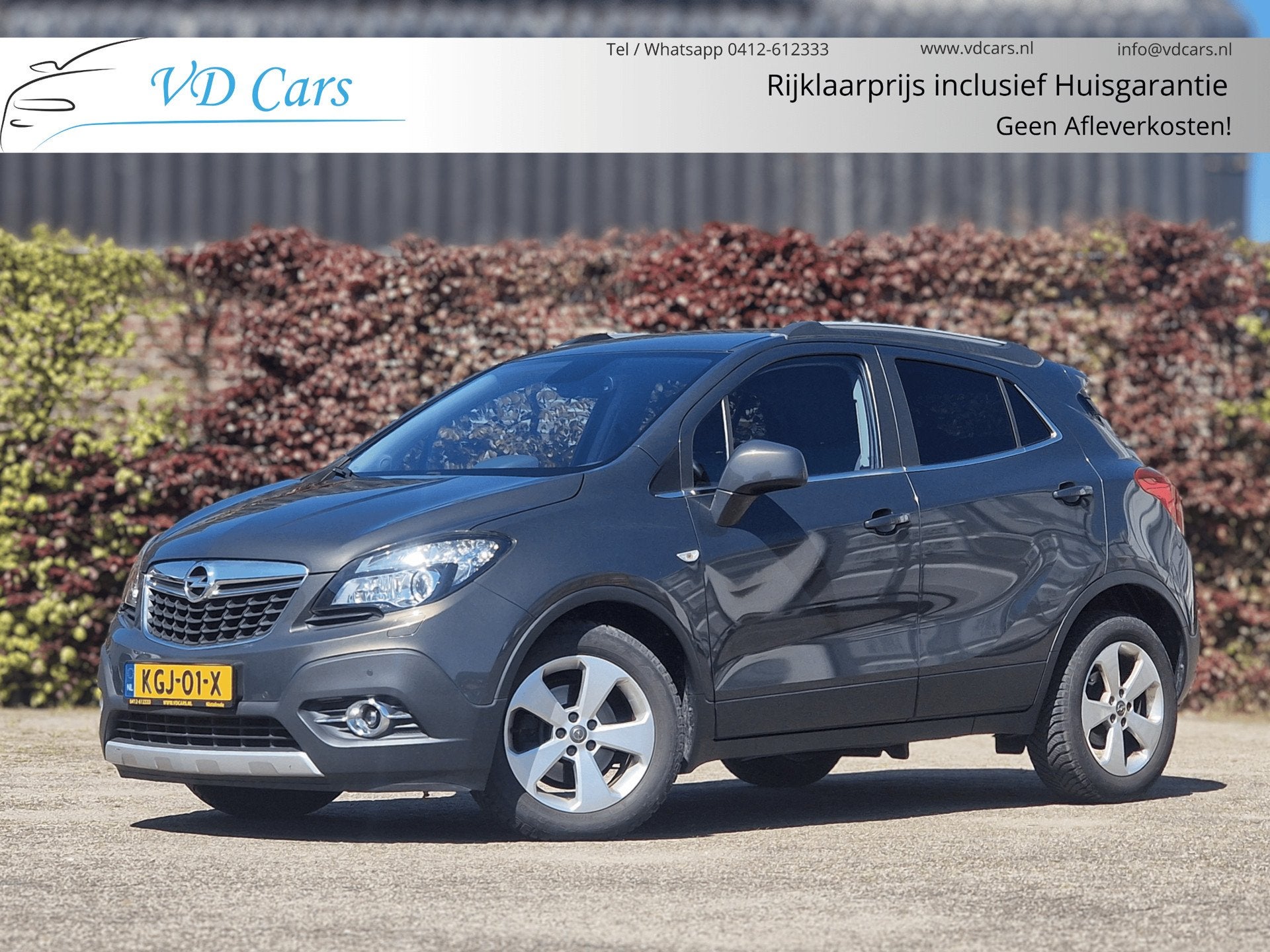 Opel MOKKA 1.4 T Cosmo AUTOMAAT*Navigatie*Camera*PDC*Cruise, Auto's, 15 km/l, Gebruikt, Met garantie (alle), Leder en Stof