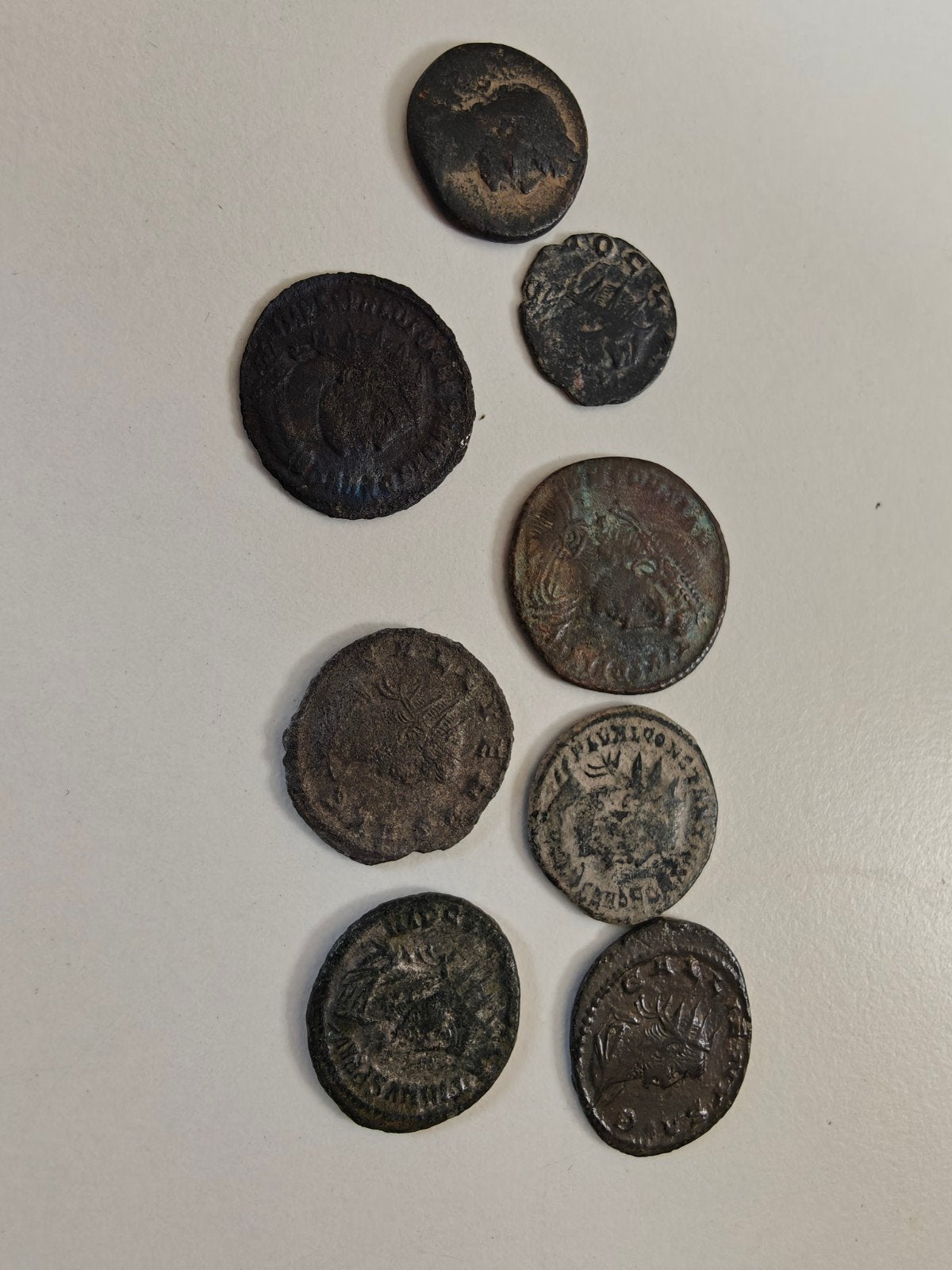 8 oude Romeinse munten verschillende keizers, Postzegels en Munten, Munten | Nederland, Ophalen of Verzenden, Vóór koninkrijk