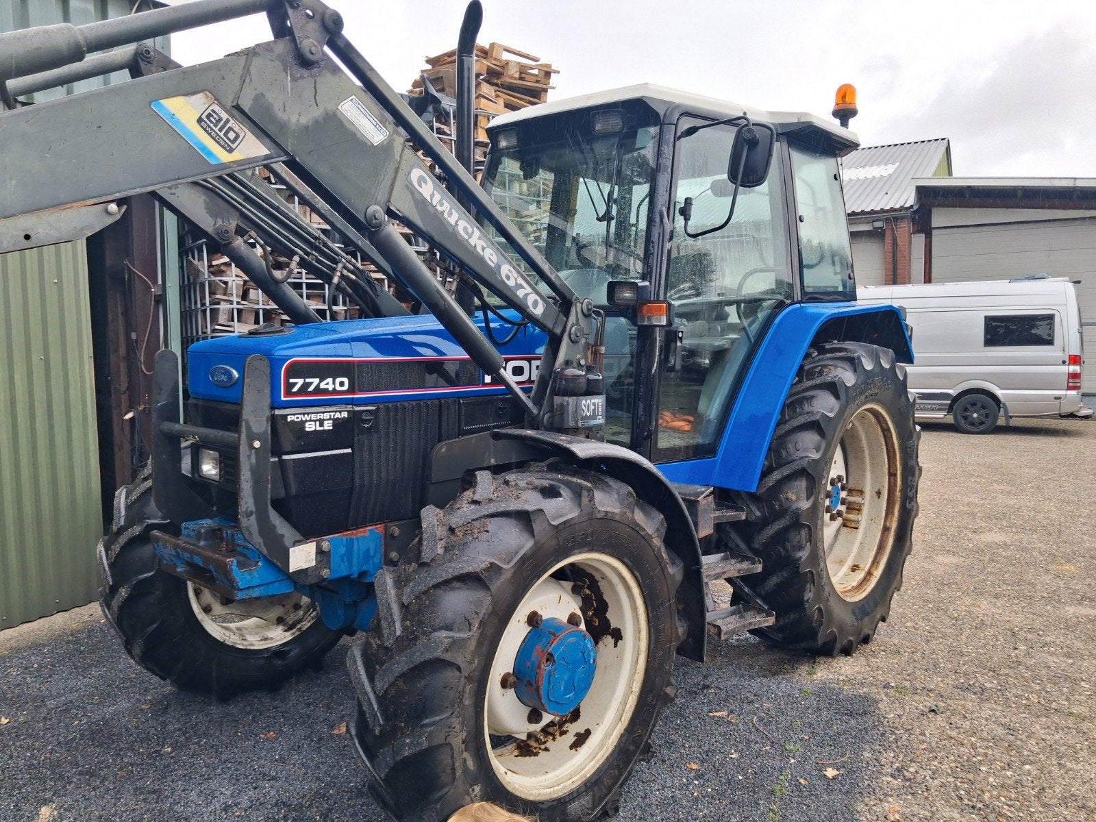 Ford 7740 Powerstar SLE met Quicke 670 voorlader, Zakelijke goederen, Gebruikt, Meer dan 10000, Ophalen of Verzenden, Ford