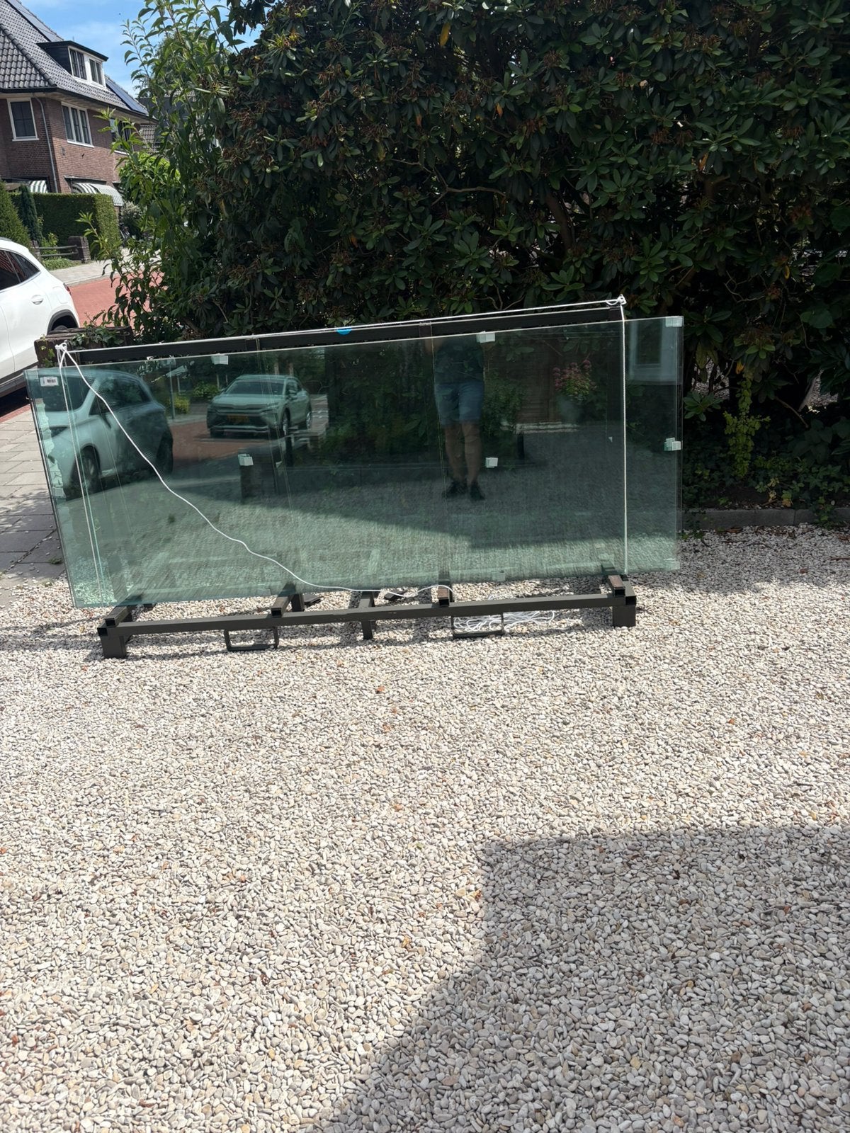 5x Helder Veiligheidsglas 940 x 2400 x 10 mm, Tuin en Terras, Tuinschermen, Ophalen, 200 cm of meer, Minder dan 100 cm, Nieuw