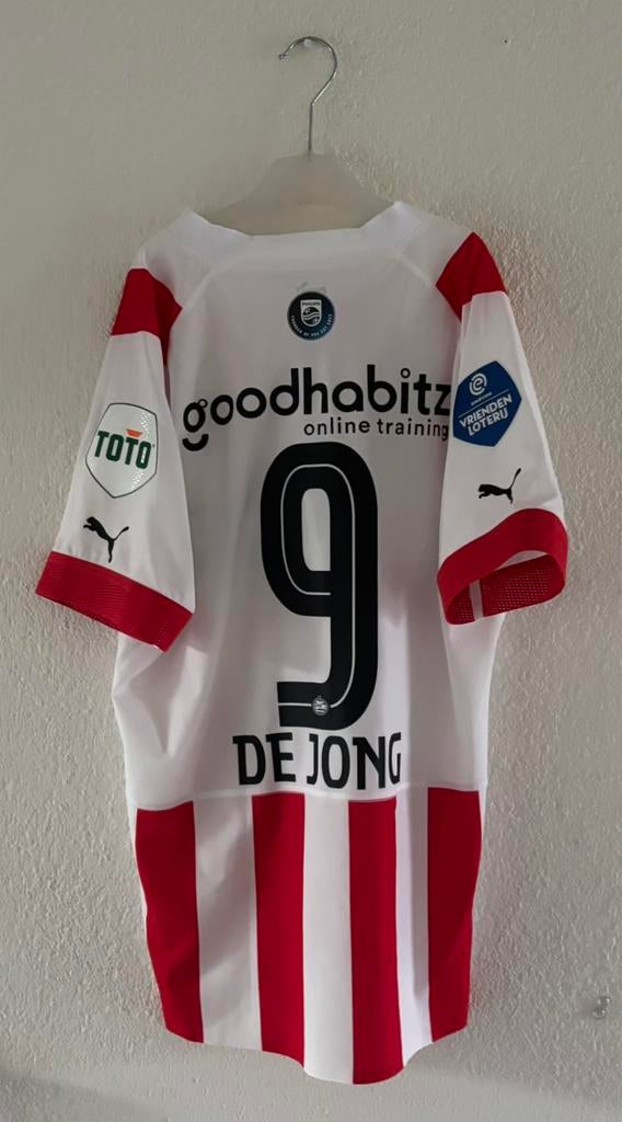 Authentic Luuk de Jong PSV thuisshirt 2022/2023, Verzamelen, Ophalen of Verzenden, Zo goed als nieuw, PSV, Shirt